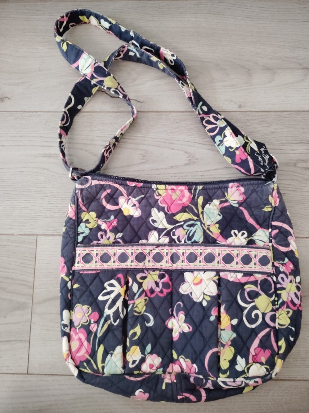 Ribbons Vintage Moms Day Out Bag Vera Bradley Hard To Find Crossbody Adjustable